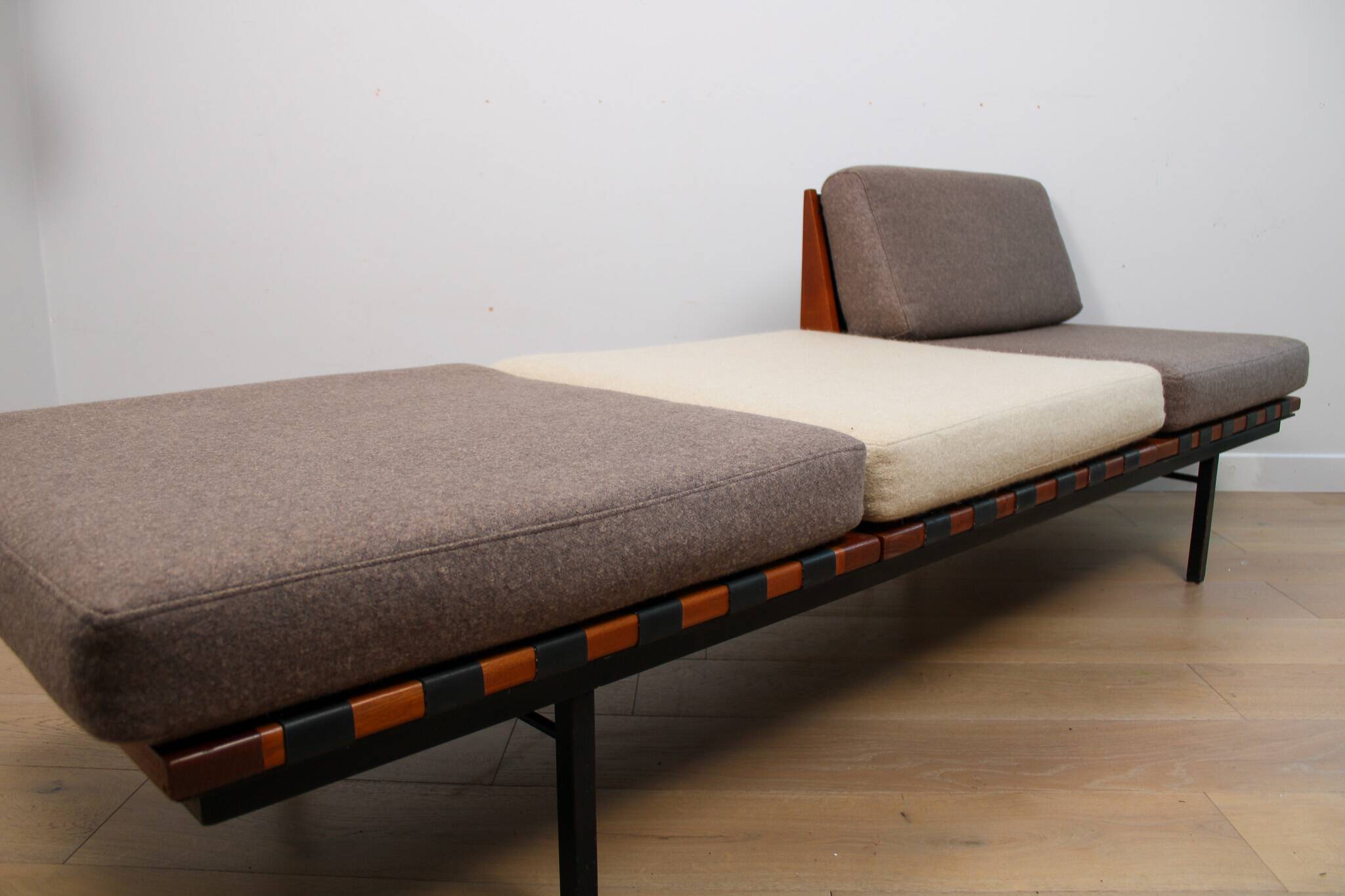 Home / A pair of Vintage Mid-century Robin Day for Hille modular sofas - Teak