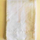 Old linen: 190 cm long cotton bolster case