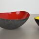 Set of 2 Krenit metal bowls by Herbert Krenchel for Ørskov, Torben, Denmark 1950
