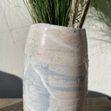 Raku vase / signed ceramic / handmade pottery