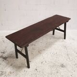 Antique folding solid wood table