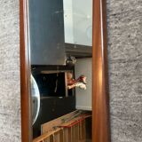 Scandinavian teak mirror from the 1960s