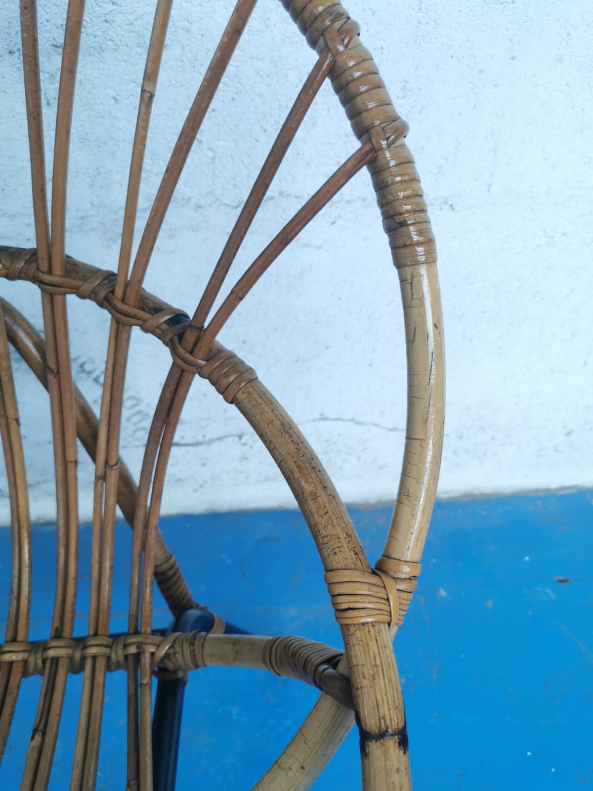 Rattan armchair 1960