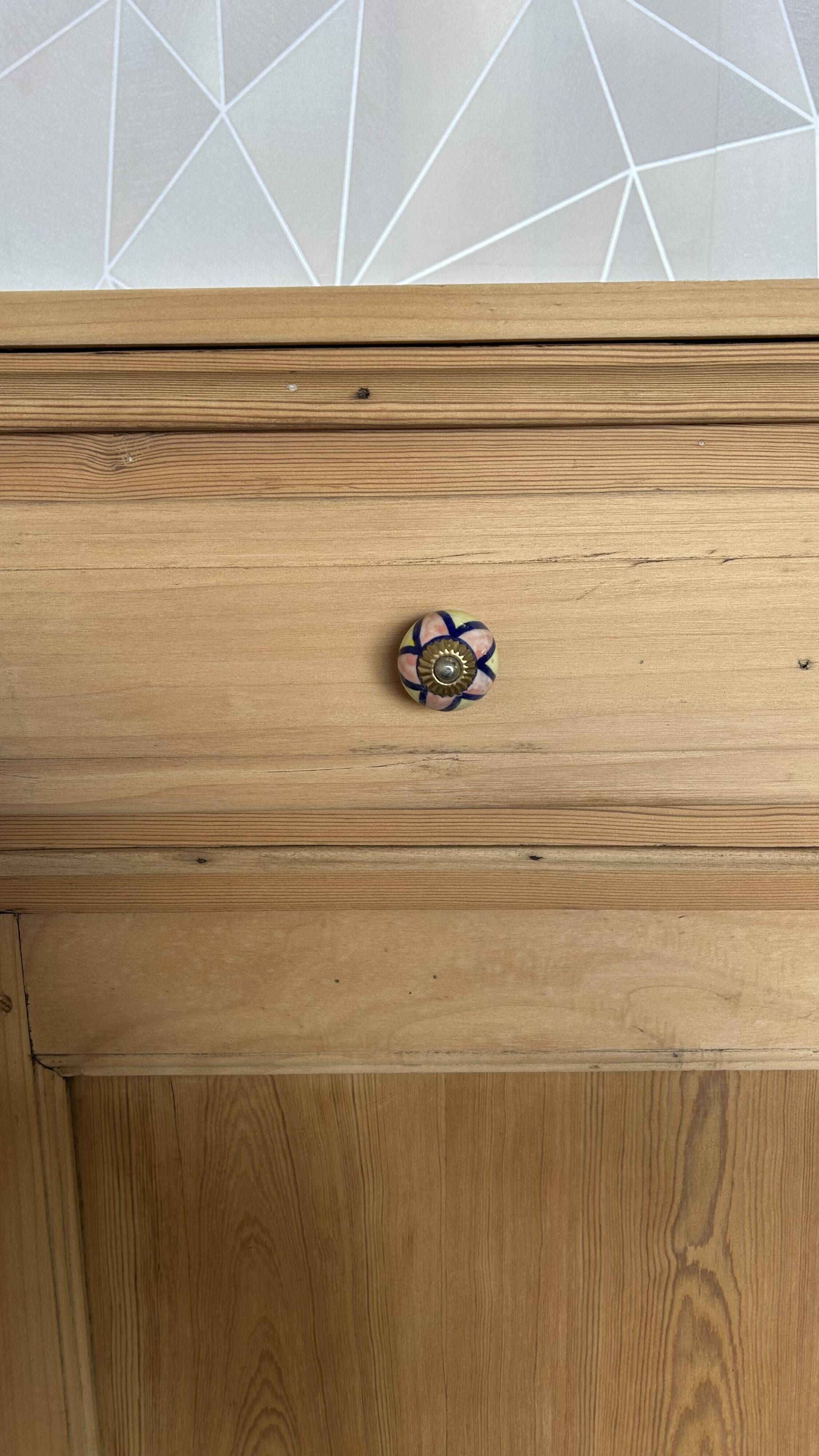 Vintage Parisian airbrushed sideboard