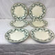 6 old flat plates made in france terre de fer choisy le roi