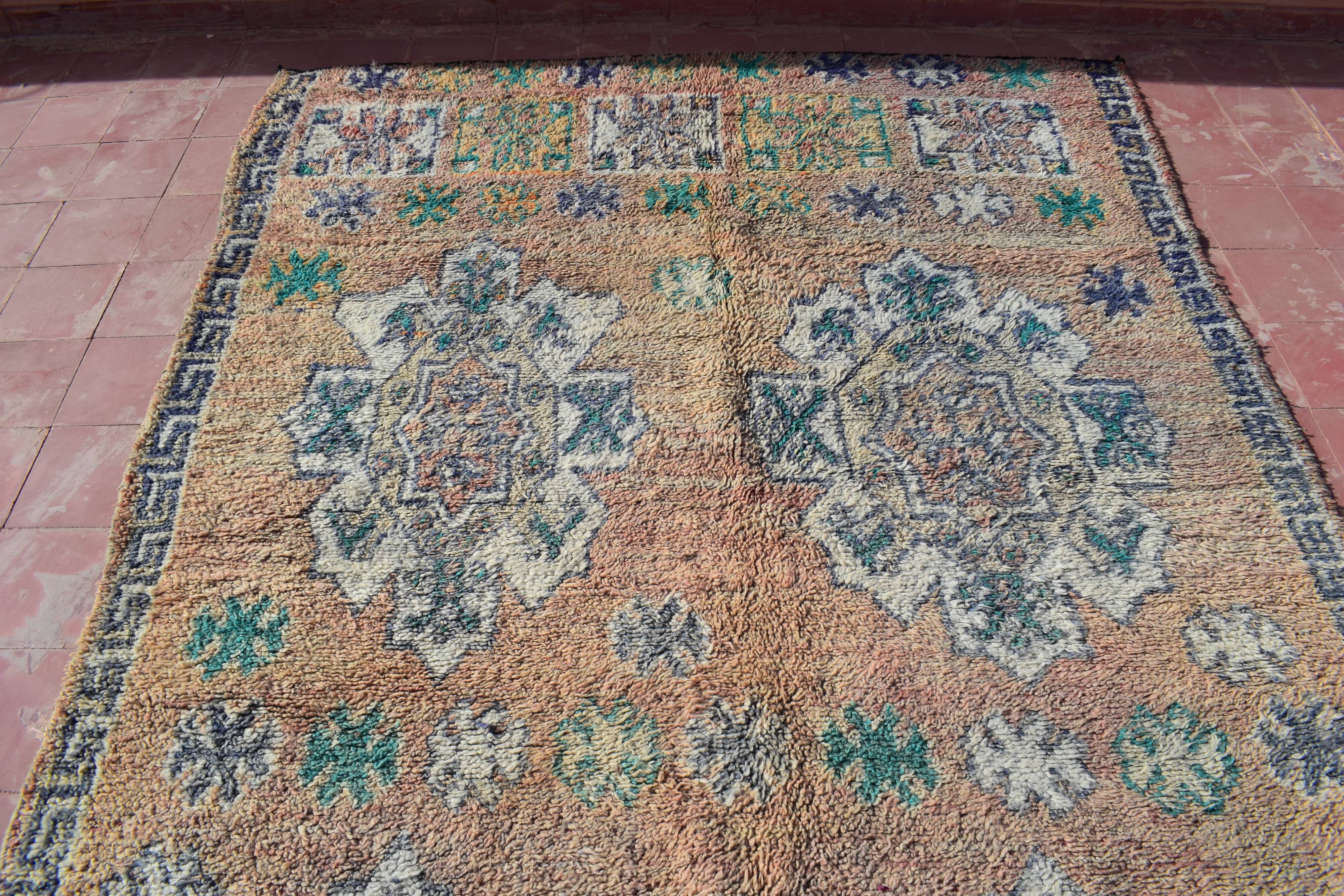 Berber rug boujaad vintage atlas 185x315cm