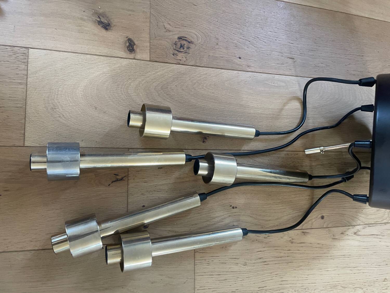 Suspensions chromées années 70 Vintage