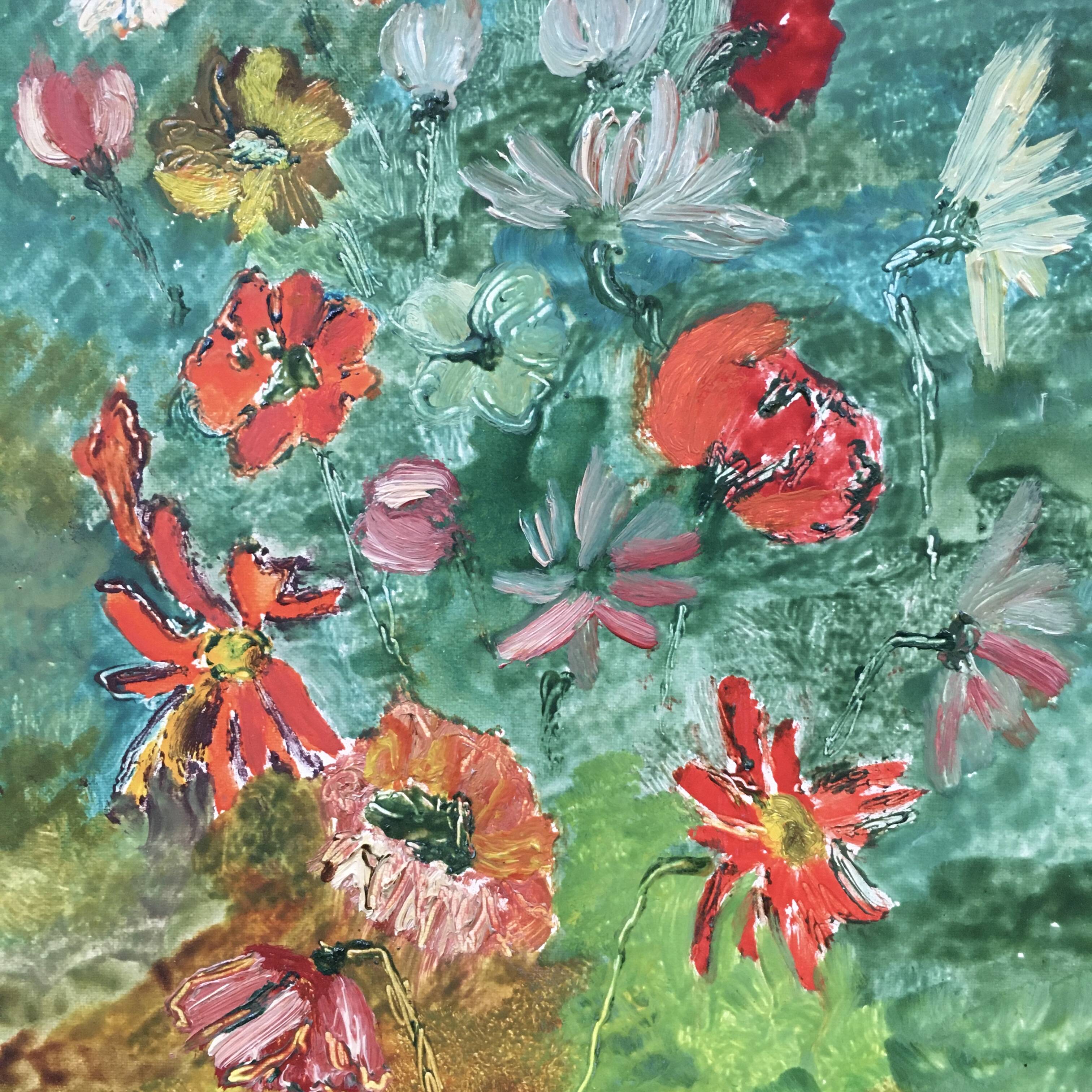 Floral arrangement painting
