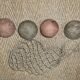 Wooden petanque balls, mid-twentieth