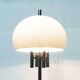 Italian space-style floor lamp from the 1960s with a stone base.