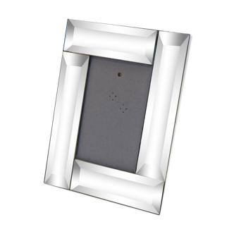 Mirrored photo holder frame
