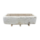 Natural stone trough with ring
