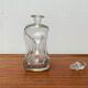 Danish Vintage Glass Kluk Kluk Bottle with Crown Glass Stopper from Holmegaard, 1970s