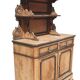 Antique natural wood sideboard