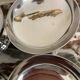 6 stainless steel ice cream bowls