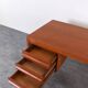 Mid-Century Teak Executive Desk by Torbjørn Afdal for Bruksbo, 1960s.