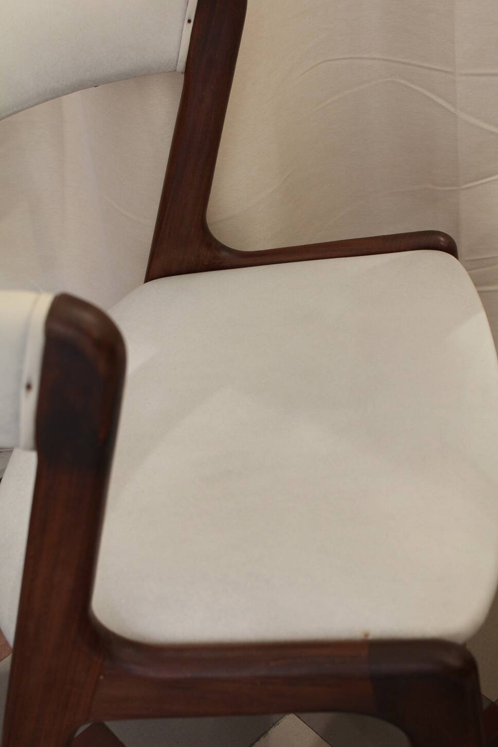 Pair of T21 Fire model chairs by Kai Kristiansen circa 1960