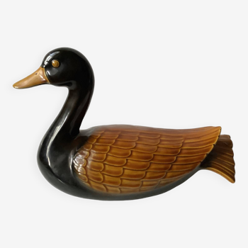 Large vintage ceramic duck