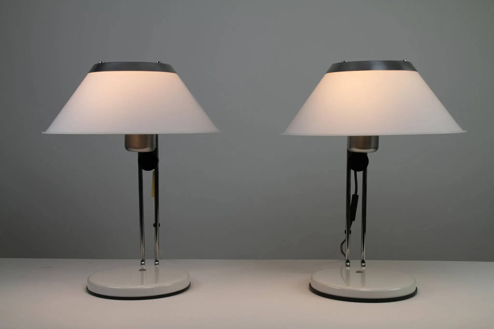 Pair of “Mars” Table Lamps, Model 5937 – Per Sundstedt for Ateljé Lyktan, Sweden, circa 1970s–1980s