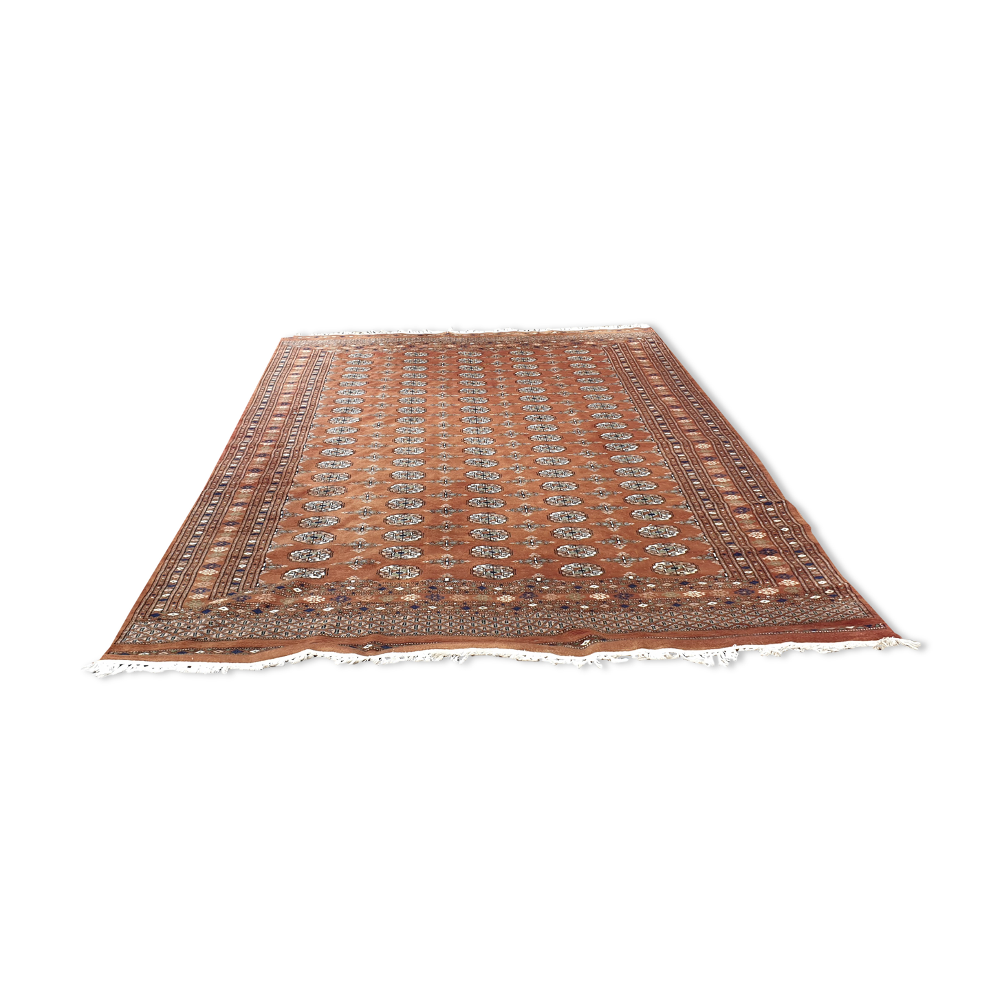 Oriental carpet silk wool