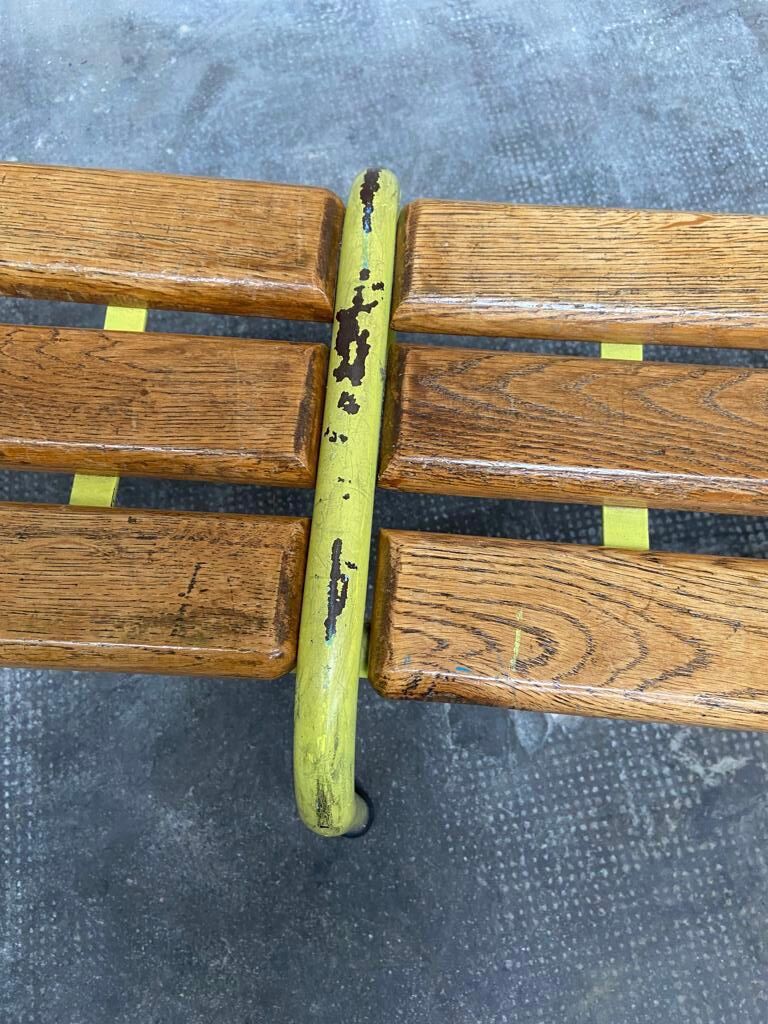 Vintage Mullca school bench