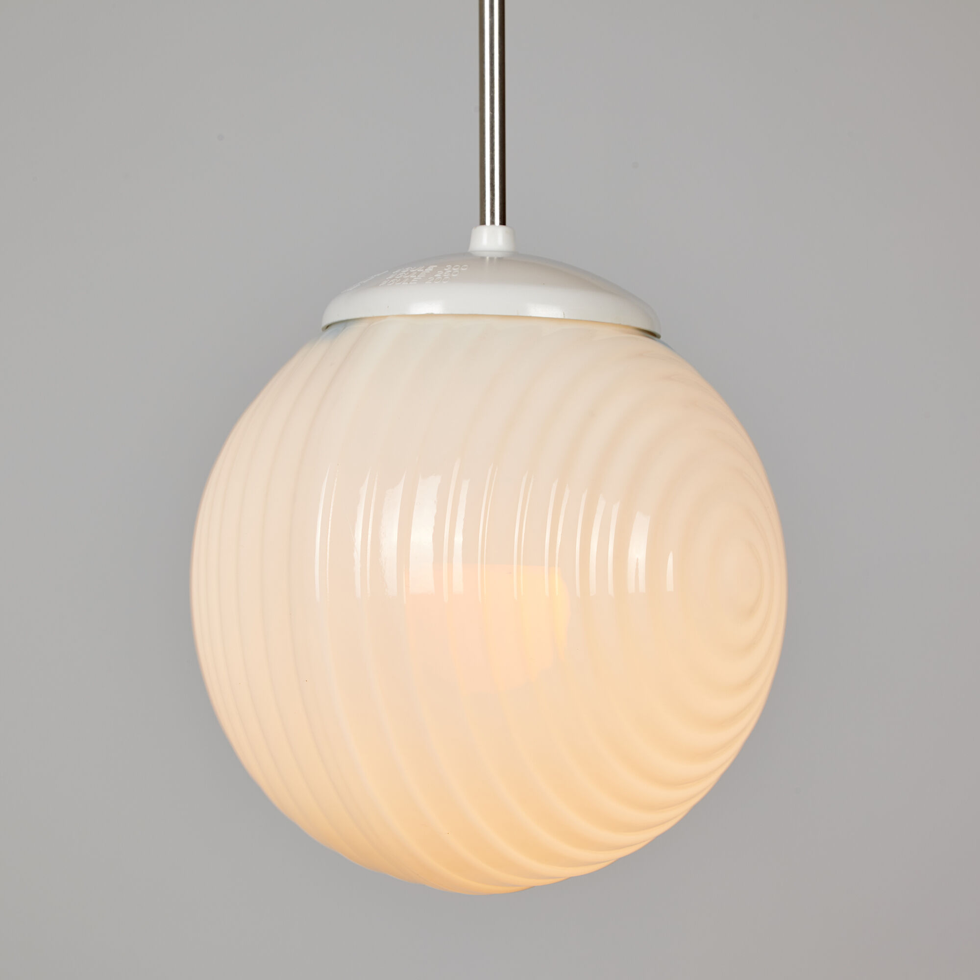 Czechoslovakian glass pendant