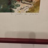 Gouache from the Jardin des Plantes in Paris