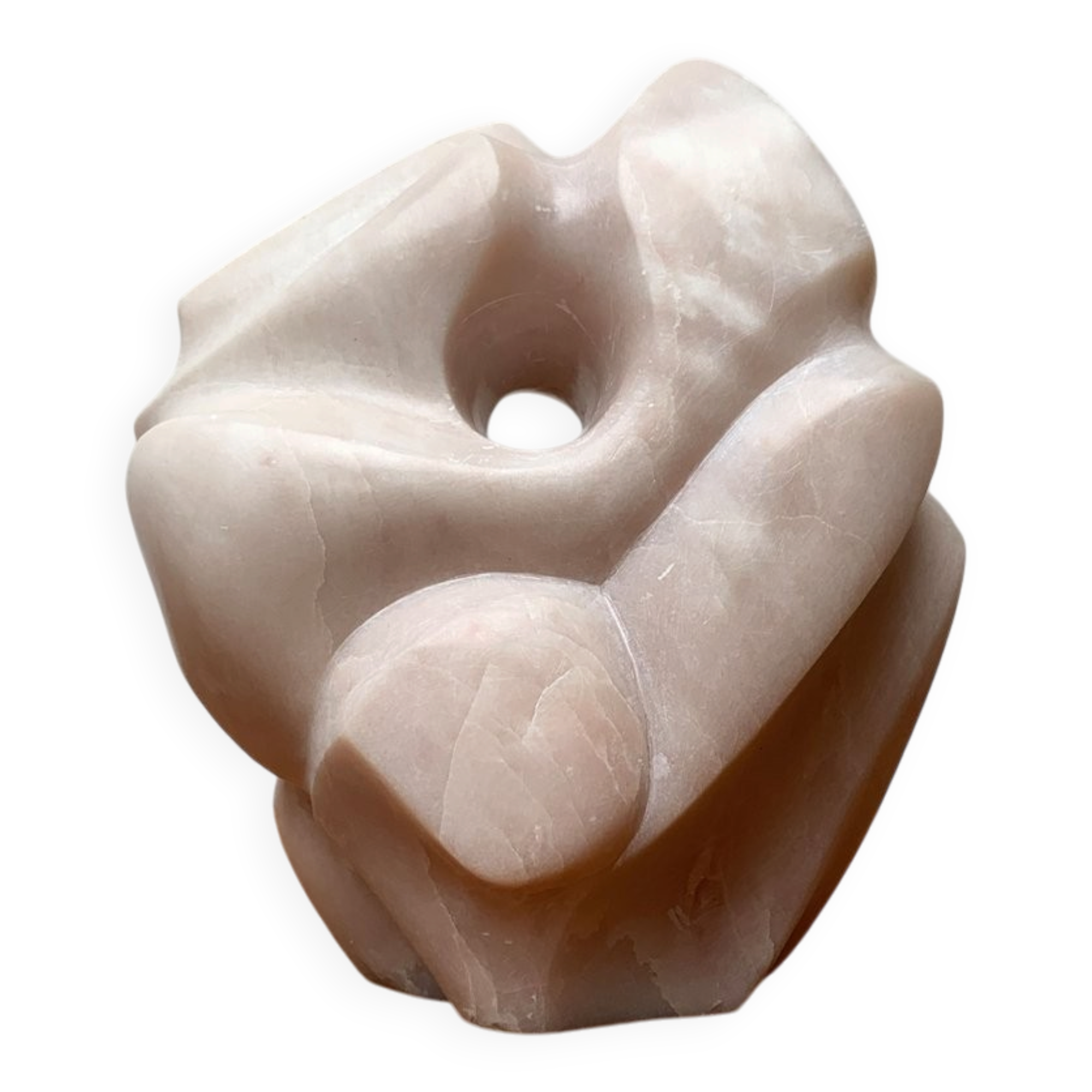 Vintage postmodern stone sculpture