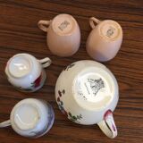 Gien coffee service from the 1930s