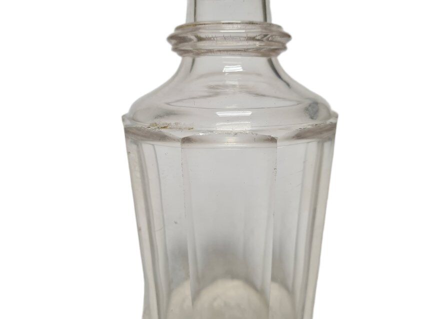 Carafe en cristal Biedermeier, Danemark, années 1890