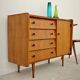Small sideboard with spindle legs, France 1960