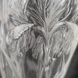 Par de jarrones "Art Nouveau" de cristal tallado. España, 1930s.