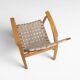 Chaise longue sculpturale en bois cintré par Jan Vaněk pour UP Zavody, années 1930.