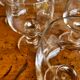 Set of 6 thick stemmed glasses