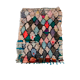 Tapis berbère marocain Boucherouite vintage, 163x125cm