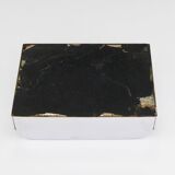 Carl Aubock rolling shutter storage box from the 1930s, cigarette dispenser, walnut, Vienna