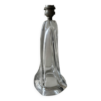 Crystal lamp base by Daum