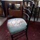 Napoleon III chair in blackened wood
