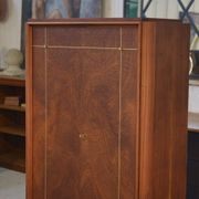 Armoire Art Déco en acajou mobilier d’art signé A. Bicchierini 1940’s