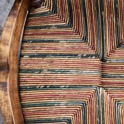 Pair of turned wooden spool armchairs, mid-20th century, France