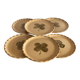 Sarreguemines clover dessert plates