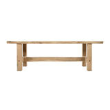 Farmhouse table in raw oak