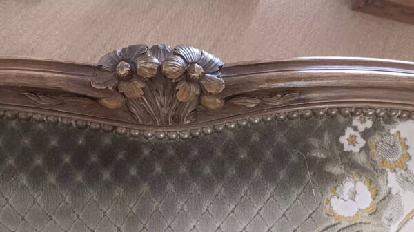 Canapé banquette 3 places style Louis XV ou Régence