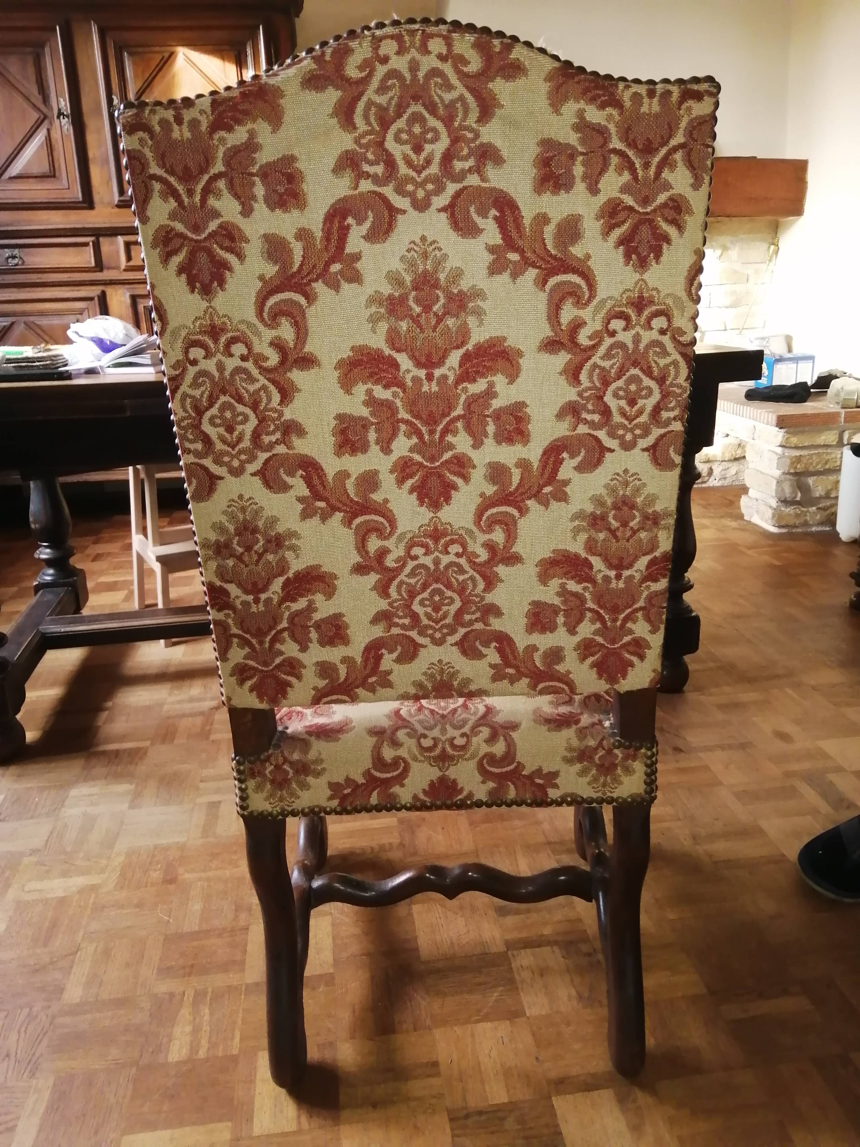 6 Louis XIII chairs or called sheepbone
