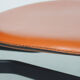 Fasem dinner chairs S44 in cognac red leather, 1990's