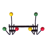 Vintage coat rack 6 balls