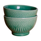 Old English green bowls
