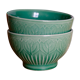 Old English green bowls