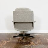 Customizable Large Plywood Swivel Lounge Chair, 1970s,