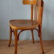 Chaise de bistrot 1930 en bois courbé
